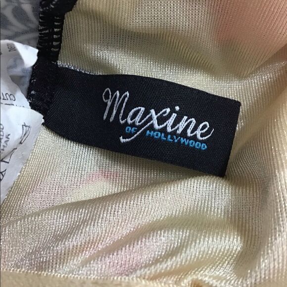 Maxine Of Hollywood Floral Print One Piece Swimsuit Good Condition Size 16 - Picture 8 of 12